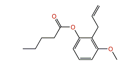 2-Allyl-3-methoxyphenyl pentanoate